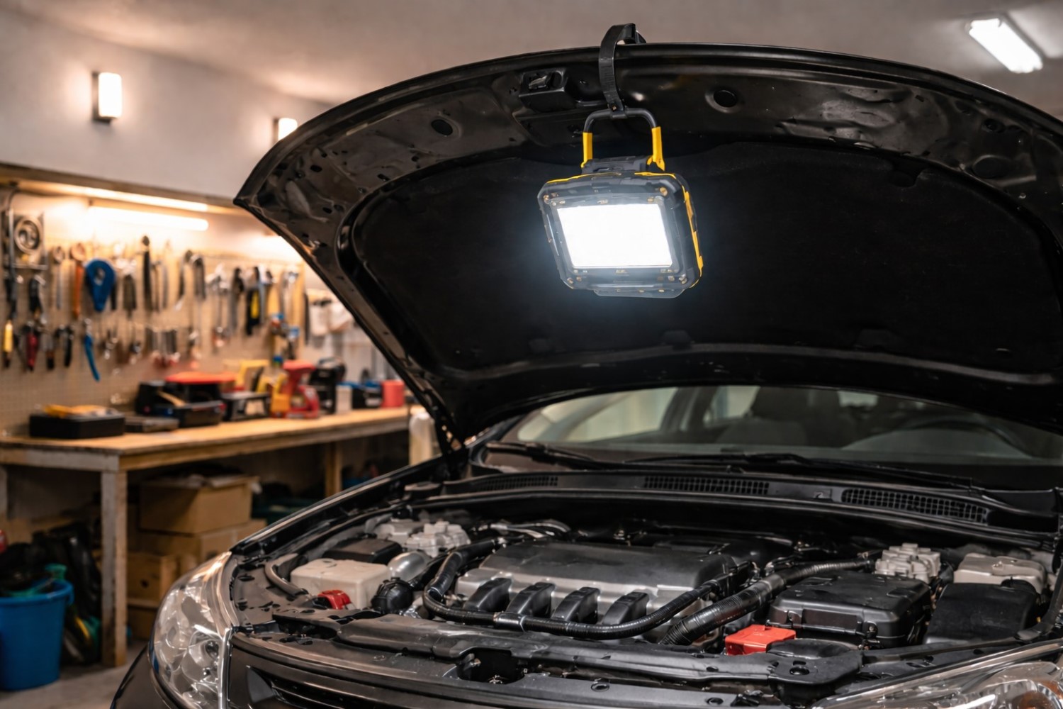 Oświetlenie garażu bez prądu