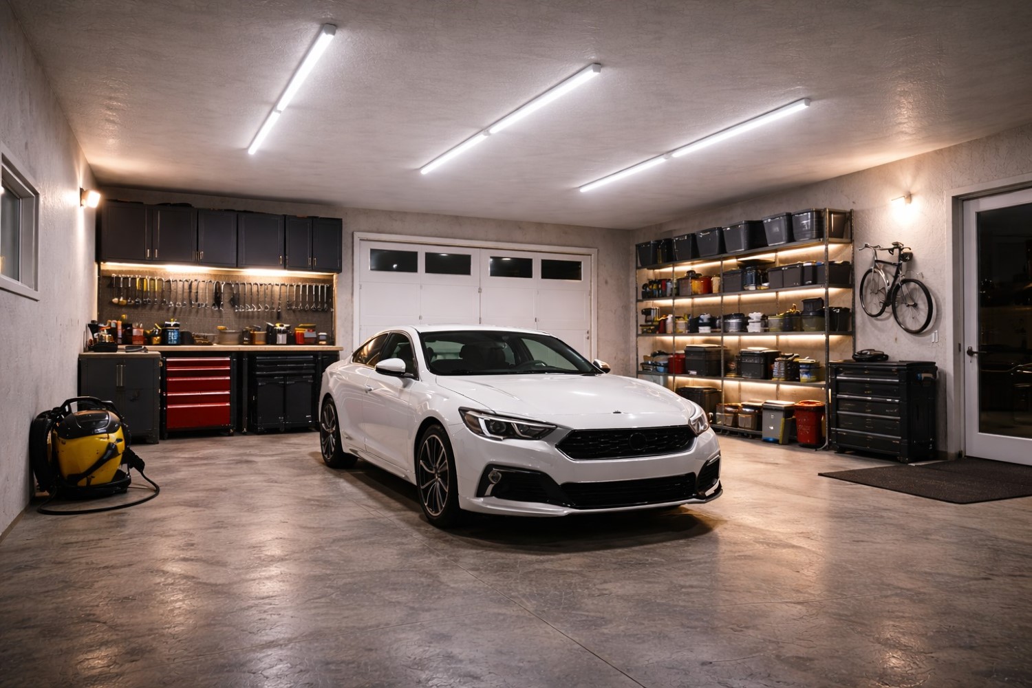 Oświetlenie garażu