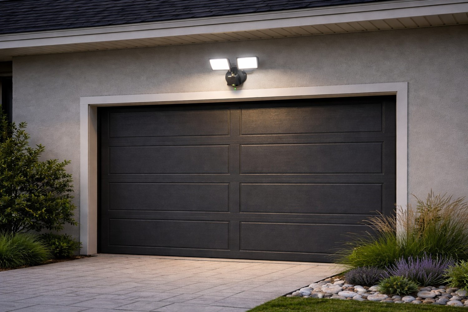 Oświetlenie zewnętrzne garażu