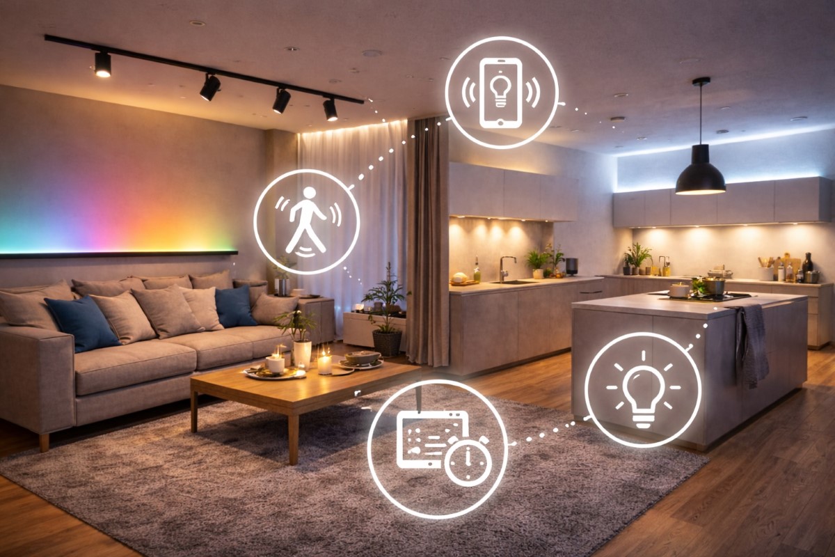 Inteligentne oświetlenie domu