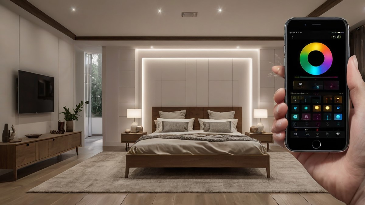 Sterowanie oświetleniem przez telefon