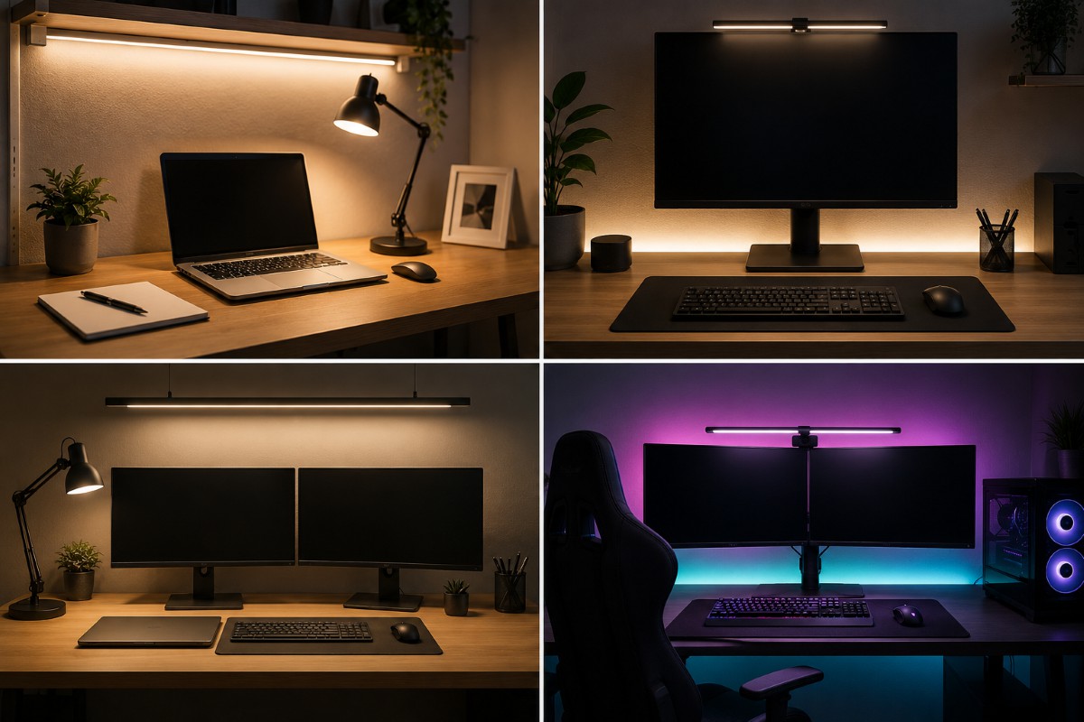 Jak dobrać oświetlenie do dwóch monitorów