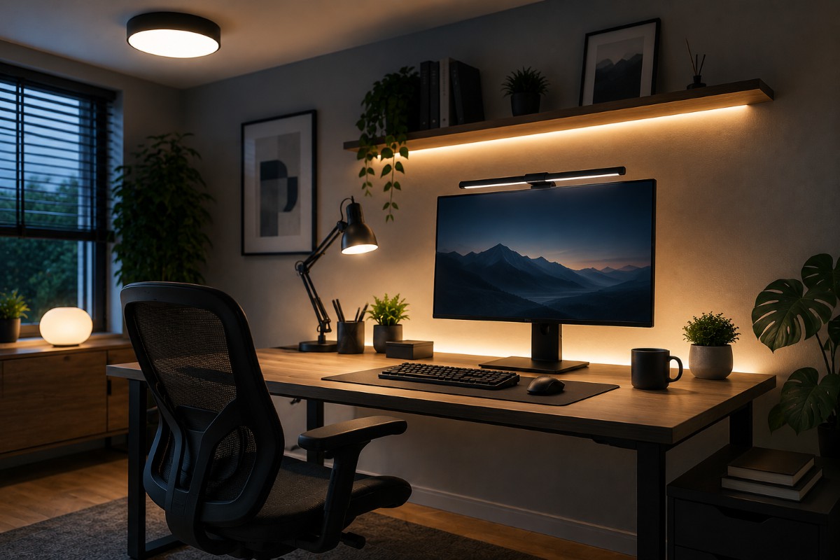 Lampa do pracy przy komputerze