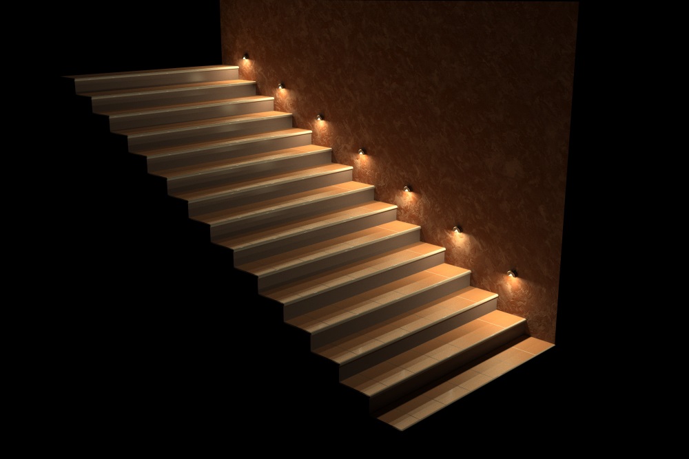 Jak podświetlić schody
