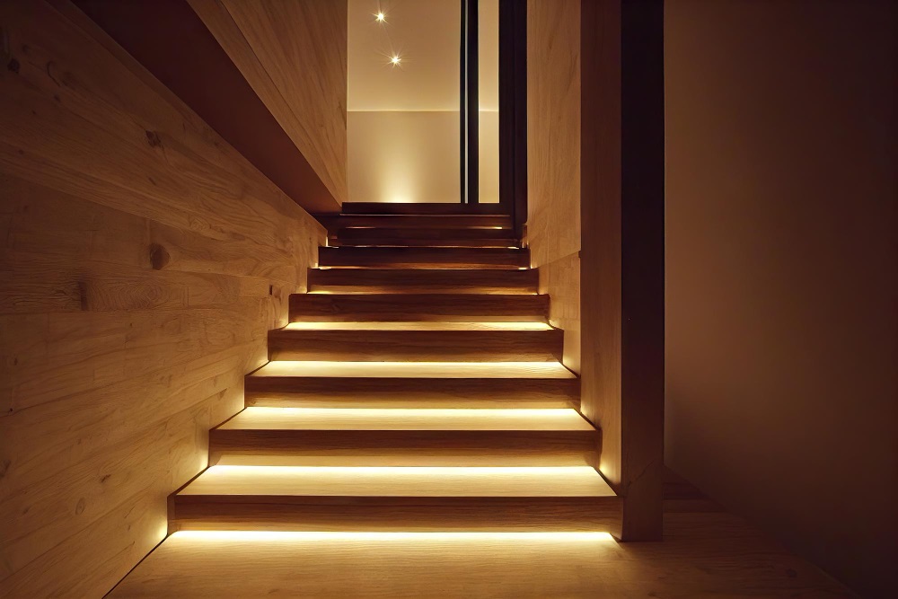 Listwy LED na schody