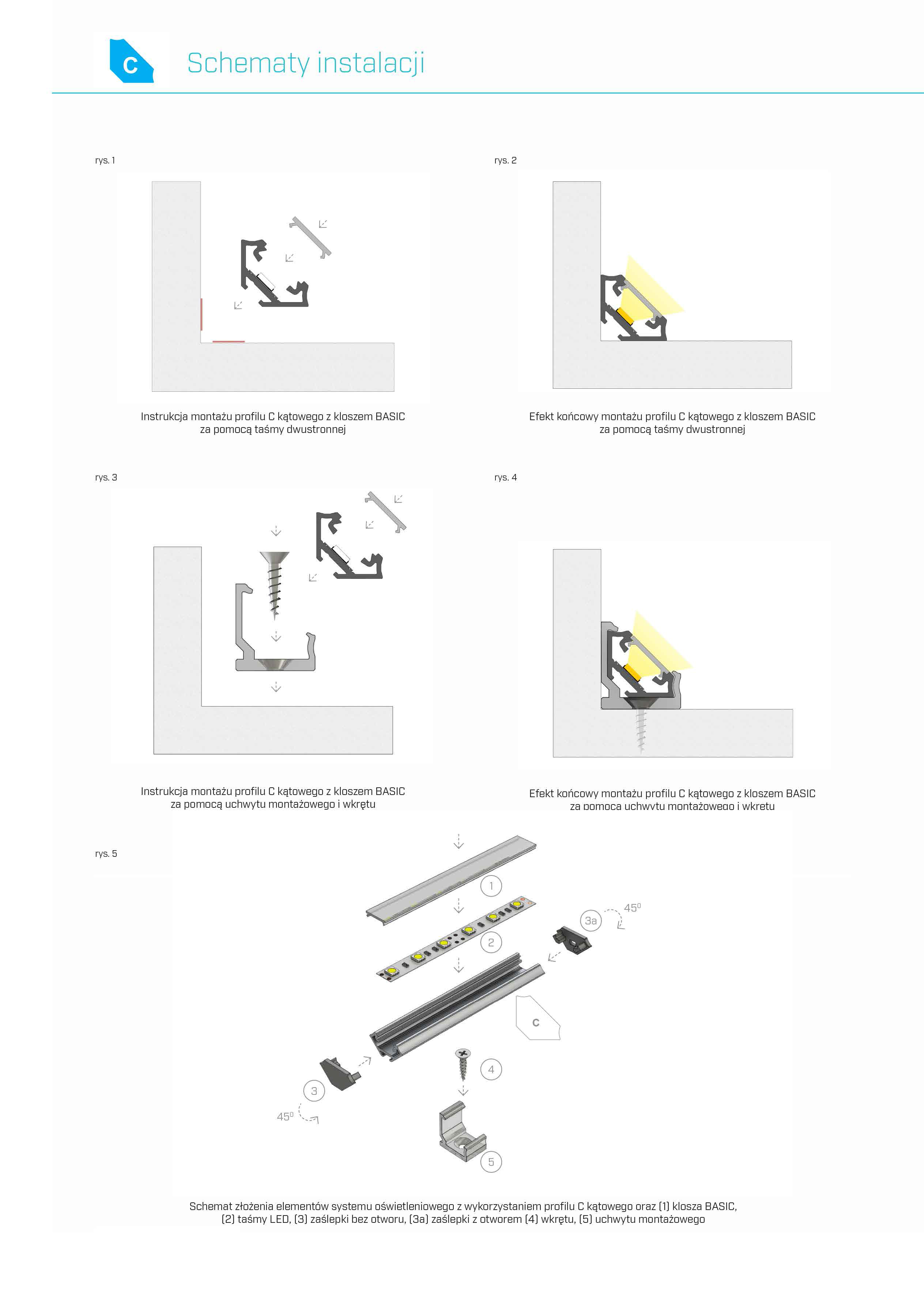 profil aluminiowy C