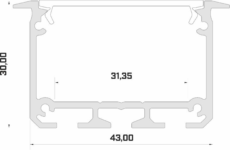 Profil LED Inso wymiary