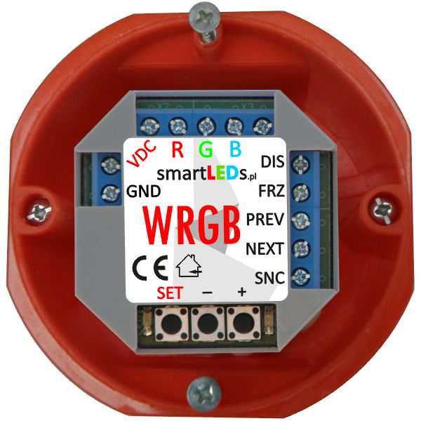 Sterownik WRGB - montaż