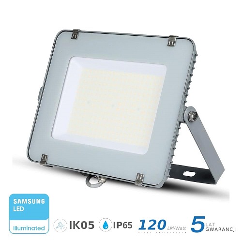 Projektor LED V-TAC 200W SAMSUNG SLIM Szary 120lm/W VT-206 4000K 24000lm