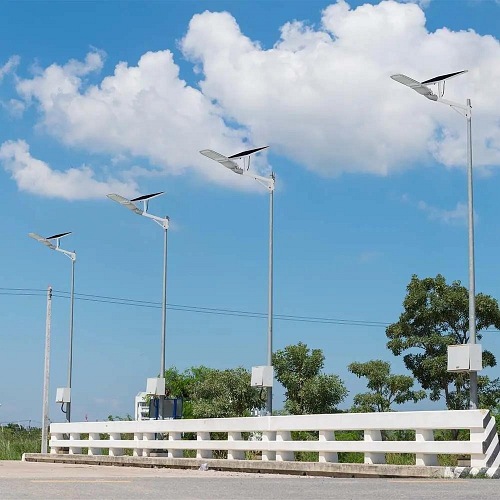 Lampa Uliczna Solarna V-TAC Samsung 50W Biała IP65 VT-ST303 3000lm 6000K