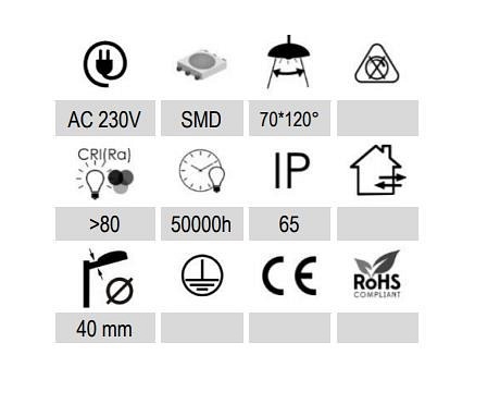 Lampa uliczna LED 30W