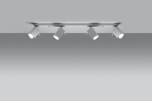 Listwa sufitowa reflektory MERIDA 4xGU10 Biała