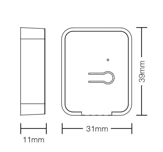 Moduł sterujący Push Mi-Light 1-strefa RGB+CCT