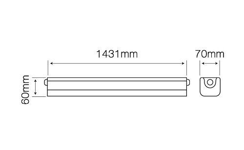 oprawa led hermetyczna 150cm