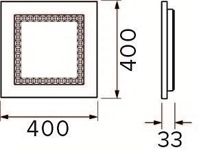 Panel LED 25W kwadratowy