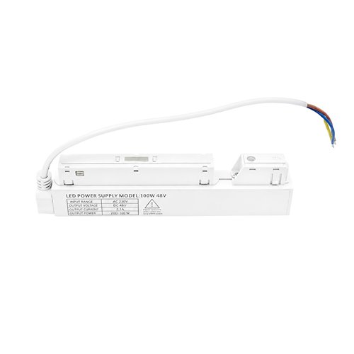 Zasilacz do szyn magnetycznych F-LINE biały 200W 48V