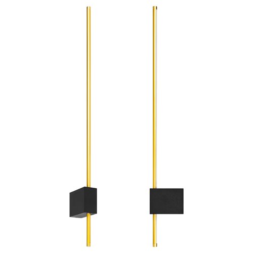 Kinkiet ścienny liniowy Costi 6W 60cm czarny-złoty