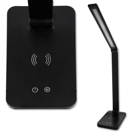lampka led na biurko z ladowarka indukcyjna