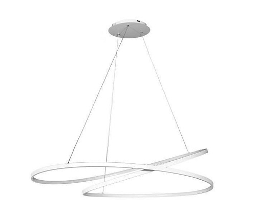 Lampa wisząca okręgi LED Ilgiro DL-09 122W Biała