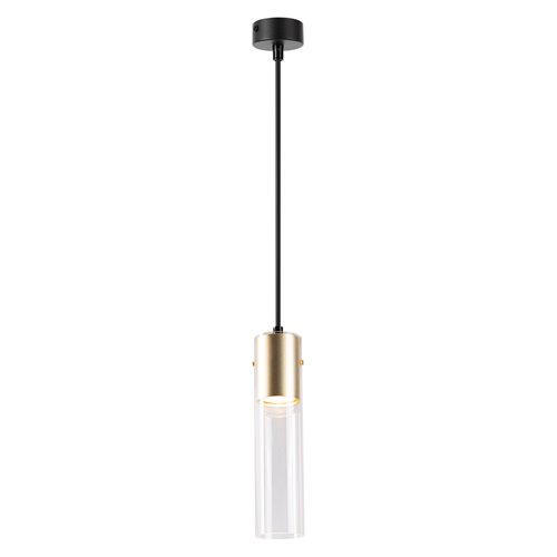 Lampa wisząca pojedyncza Ricky 1xGU10 złota
