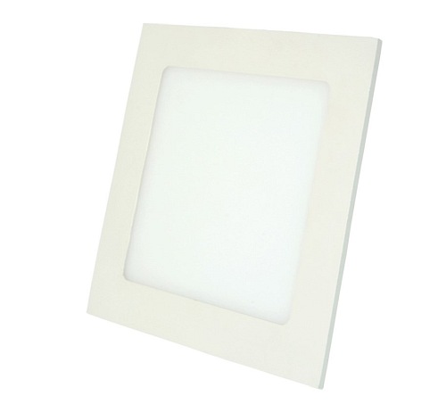 Panel LED 6W podtynkowy, kwadrat 120x120mm, ULTRA SLIM - biała ciepła