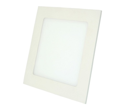 Panel LED 6W podtynkowy, kwadrat 120x120mm, ULTRA SLIM - biała ciepła