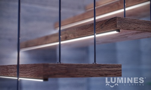 Profil D Lumines -  slim srebrny  2m