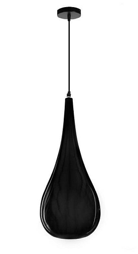 Lampa wisząca Lacrima Kropla 1xE27 czarna