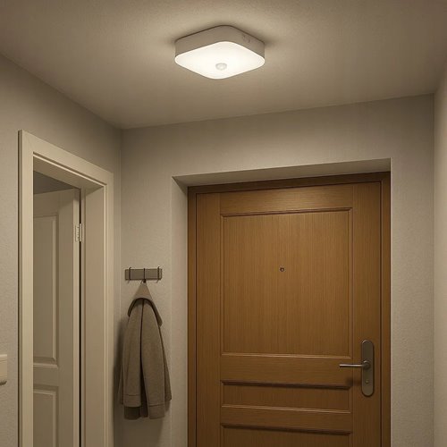 Plafon LED z akumulatorem USB 5W 4000K - czujnik ruchu