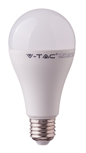 Żarówka LED E27 15W 230V 1250lm V-TAC - b. ciepła 5 lat gwarancji