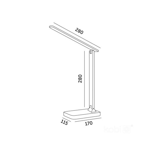 Lampka biurkowa LED Noblite 7W CCT biała