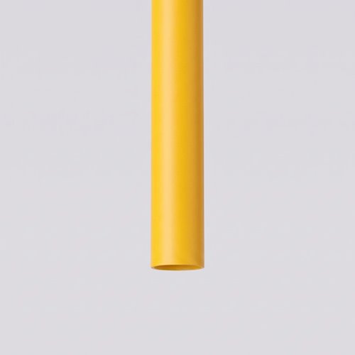 Lampa wisząca potrójna tuba Pastelo 3P 3xG9 żółta