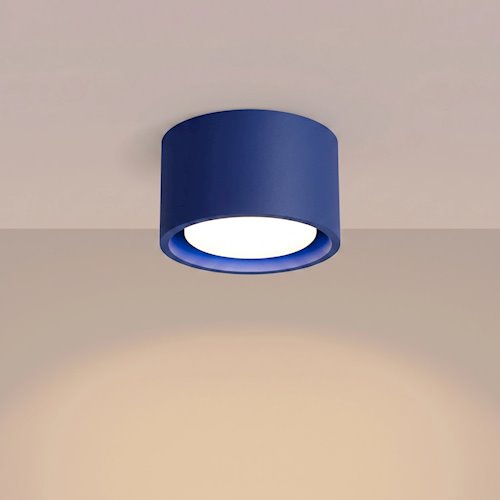 Lampa sufitowa tuba Modo 1xGx53 ultramarynowa
