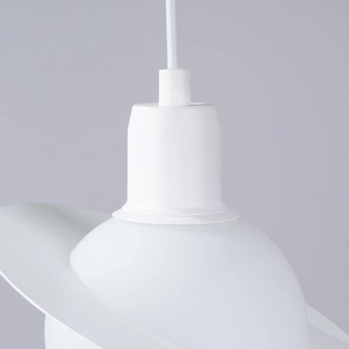 Lampa wisząca nowoczesna kula Hyperion 1xG9 biała