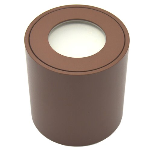 Oprawa natynkowa okrągła GU10 IP54 brąz 80x84mm