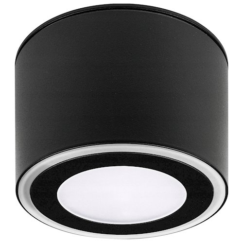 Oprawa natynkowa Tuba GX53 IP54 akryl czarna 82x60mm