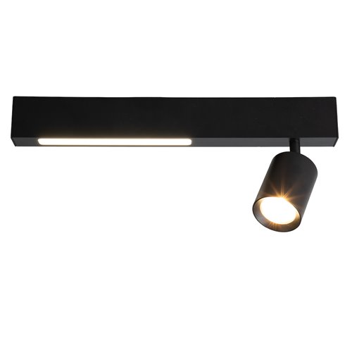 Kinkiet liniowy LED 5W Down z reflektorem GU10 Down czarny
