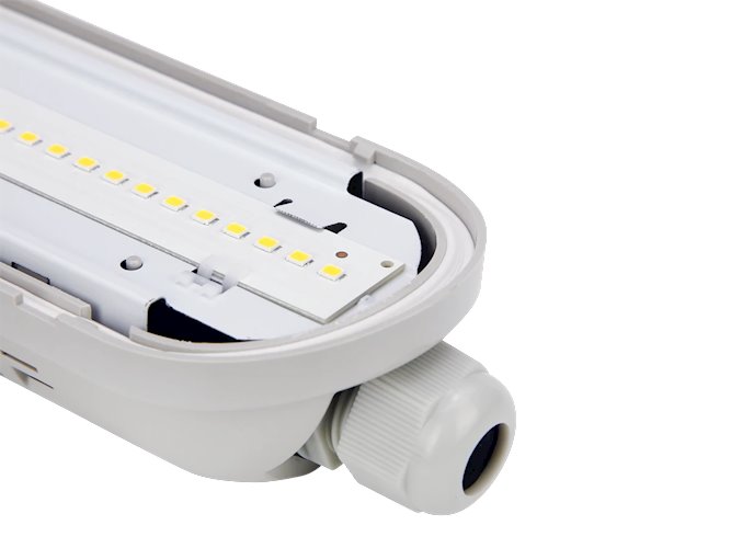 Lampa LED IP65 150cm CNBOP Linker 55W 4000K moduł awaryjny 3h