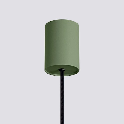 Lampa wisząca loftowa Estria 1xE14 beżowa/zielona oliwka