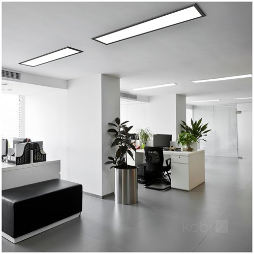 Panel LED 120x30 natynkowy PRO 3Y 36W 3960lm czarny 4000K