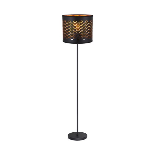 Lampa podłogowa 1xE27 Morgan dekoracyjna 160cm czarna