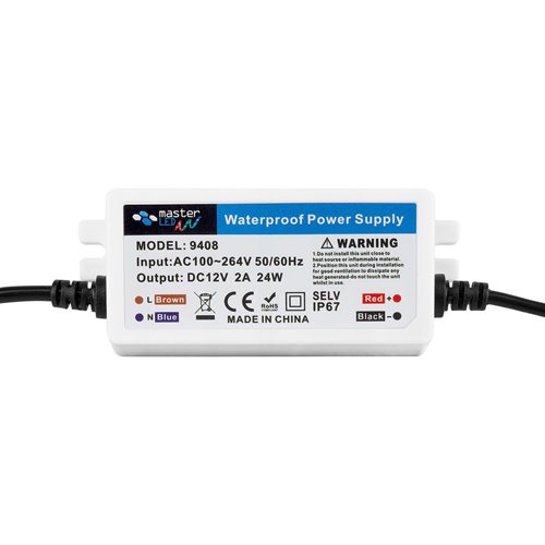 Zasilacz LED 12V hermetyczny IP67 PC Mini 2A 24W