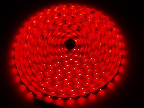 Taśma LED line 300 SMD 3528 czerwona w osłonie silikonowej IP67 5 metrów