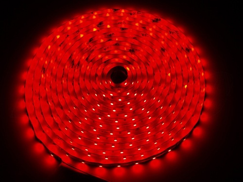 Taśma LED line 300 SMD 3528 czerwona w osłonie silikonowej IP67 5 metrów