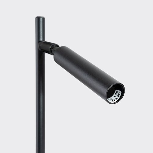 Lampa biurkowa Pastelo 1xG9 czarna