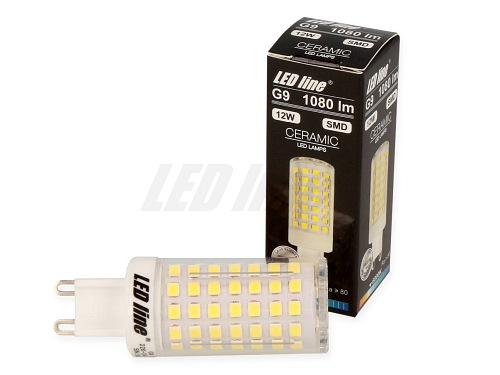 Żarówka LED G9 12W 1080lm 230V Led Line - biała zimna 6000K