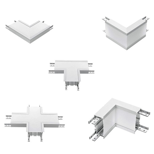 Łącznik X Opraw V-TAC 16W Linear Downside Srebrny VT-7-41-X 4000K 1600lm