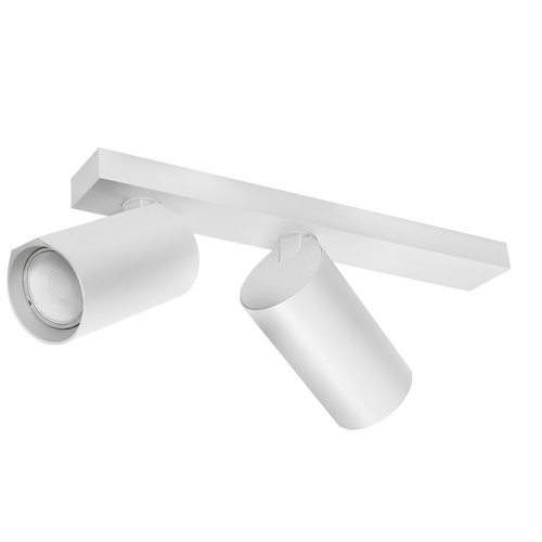 Lampa natynkowa boczna 30cm SpotLine 2xGU10 biała