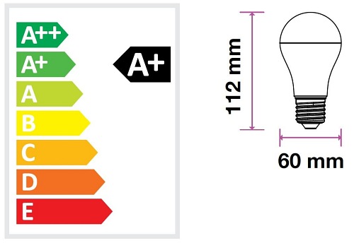 Żarówka LED E27 9W 230V 806lm V-TAC - b. ciepła