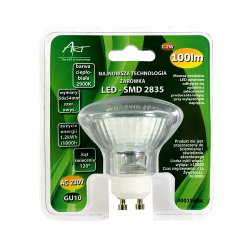 żarówka LED GU10 1w